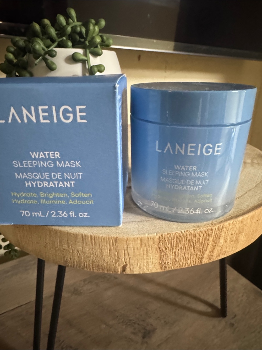 LANEIGE Water Sleeping Mask - Blue Hydrating Overnight Gel Jar